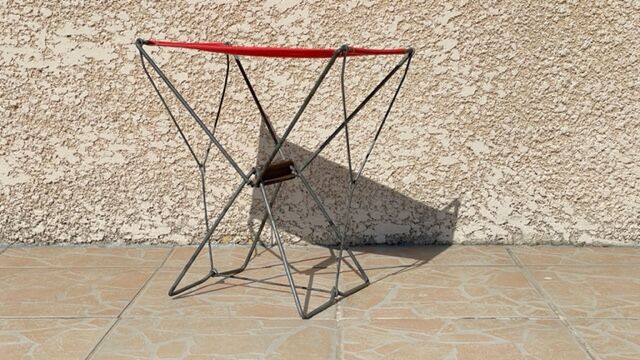 Folding nomad stool from camping rouge