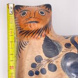 Glazed terracotta cat folklore Mexican art