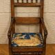 Fauteuil d'époque Louis XIII en noyer vers 1680-1700