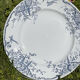 Round earthenware dish iron earth Keller and Guérin Lunéville ''Rambouillet''