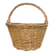 Light woven wicker round basket