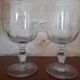 Verres à vin en cristal