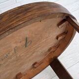 1950s, Danish artdeco coffee table, oak wood.