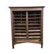 Commode à tiroirs vintage en bois / armoire d'archives / armoire de notaire