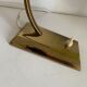 Pair vintage 1950 wall lamps bedside lamps gold - 21 cm