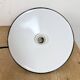 Industrial Blue Enamel Ceiling Light, 1950s