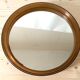 Vintage gilac round mirror 40cm
