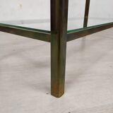 Console laiton verre Broncz