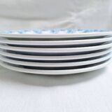 Rivanel blue dessert plates