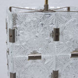 Glass Cube hanging for Kamenický Šenov, 1970s