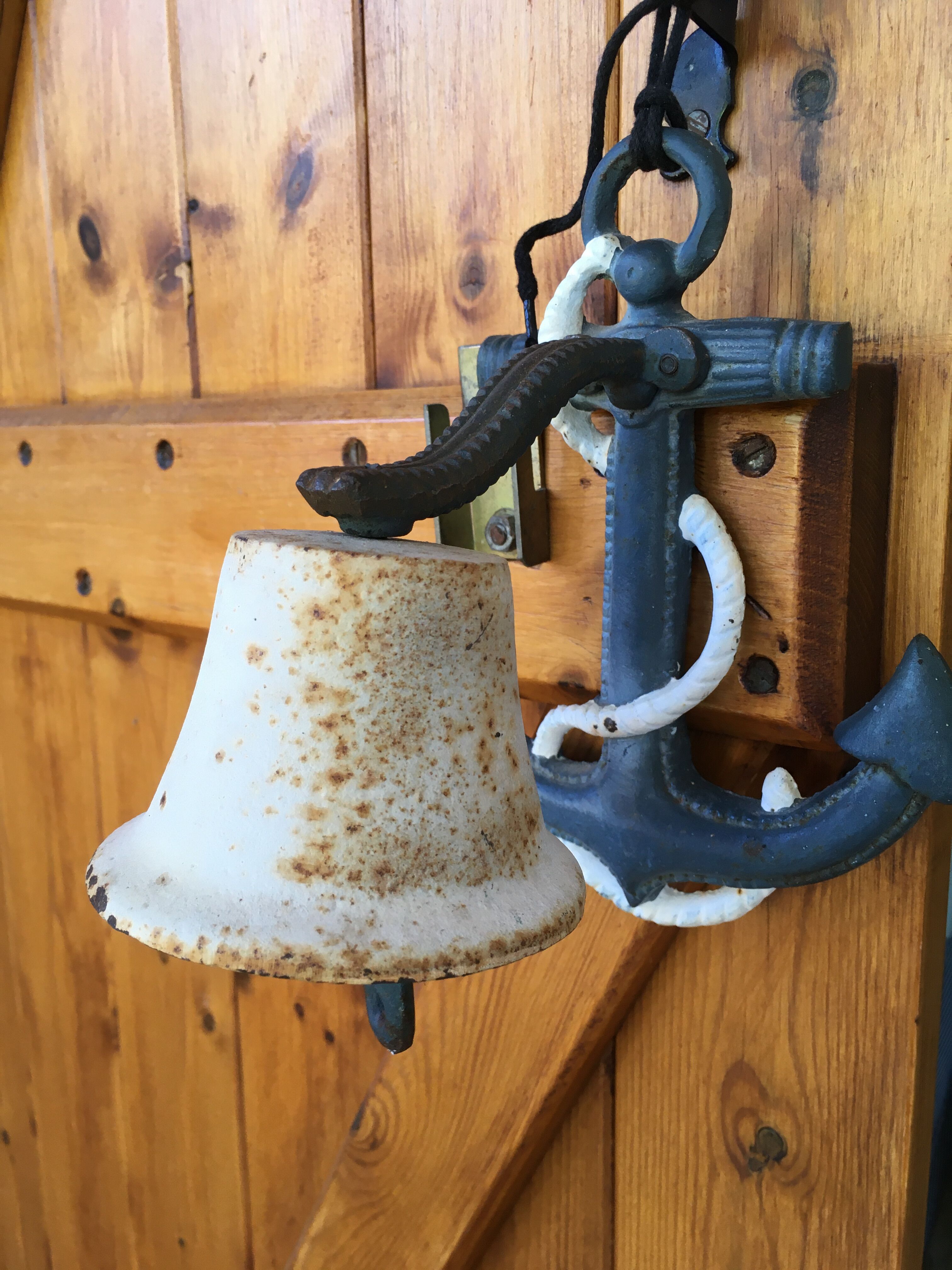 Garden bell in ironwork