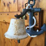 Garden bell in ironwork