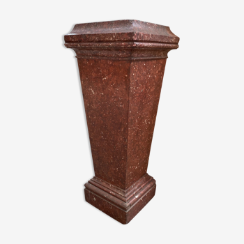 Colonne fin XIXème en marbre