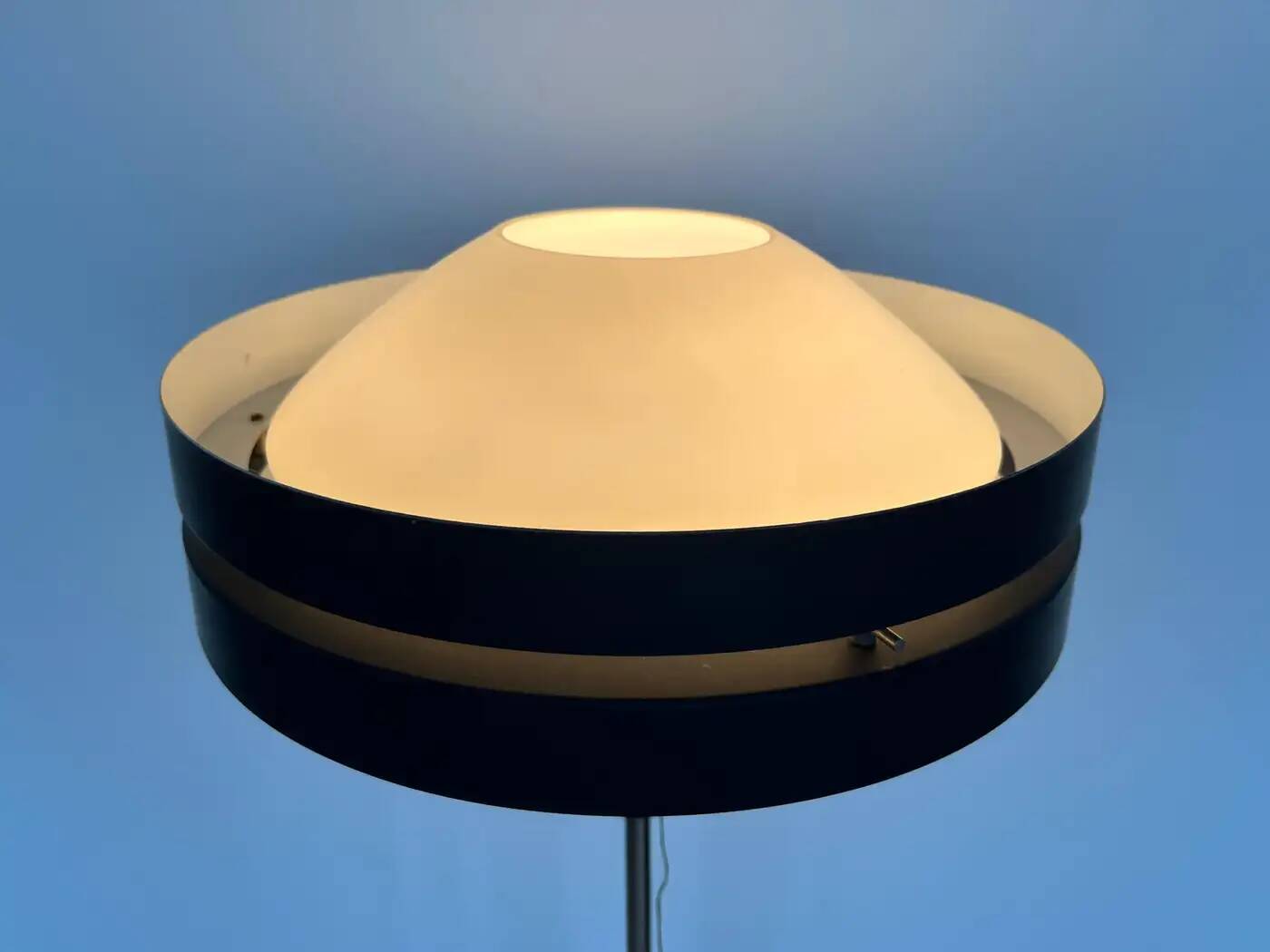 Midcentury CE AGE floor lamp Saturn, Jaroslav Bejvl, Kamenicky Senov, 1970s
