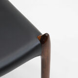 Set of 4 rosewood model 78 dining chairs by niels otto møller for j.l. møllers møbelfabrik, denmark