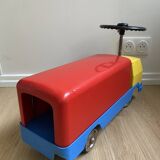 Kiddicraft vintage red blue and yellow children's carrier truck