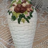 Antique Barbotine Vase