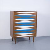 Teak chest of drawers by Niels Clausen, 1960s, Niels Clausen Furniture Odense