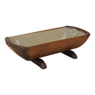 Pine coffee table, Italian design, 1960s, production: Italy