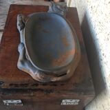 Cast iron butcher's counter plate