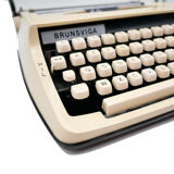 Brown brownsviga brother typewriter revised new ribbon