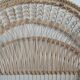 Peacock rattan headboard