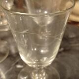 10 verres à vin ancien