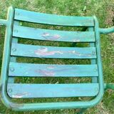 Green Tolix T2 garden chairs, set of 4, France 1950