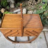 Art Deco sewing basket