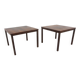 Set of 2 Scandinavian bedside tables in rosewood, Sweden, 1960.