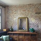 Old gilded mirror 77x104