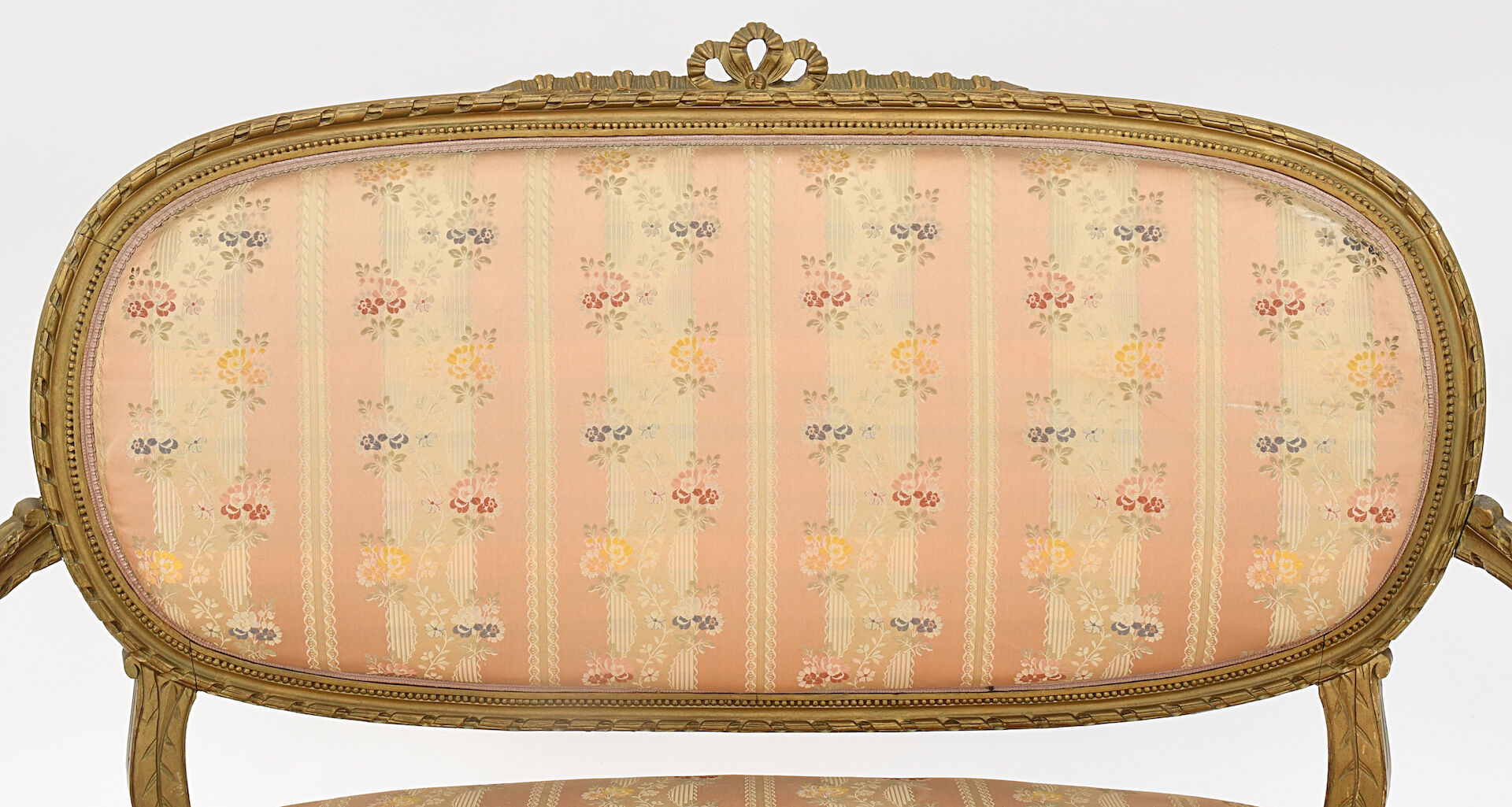 Gilded wooden living room in Louis XVI style