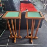 Pair of art deco side tables