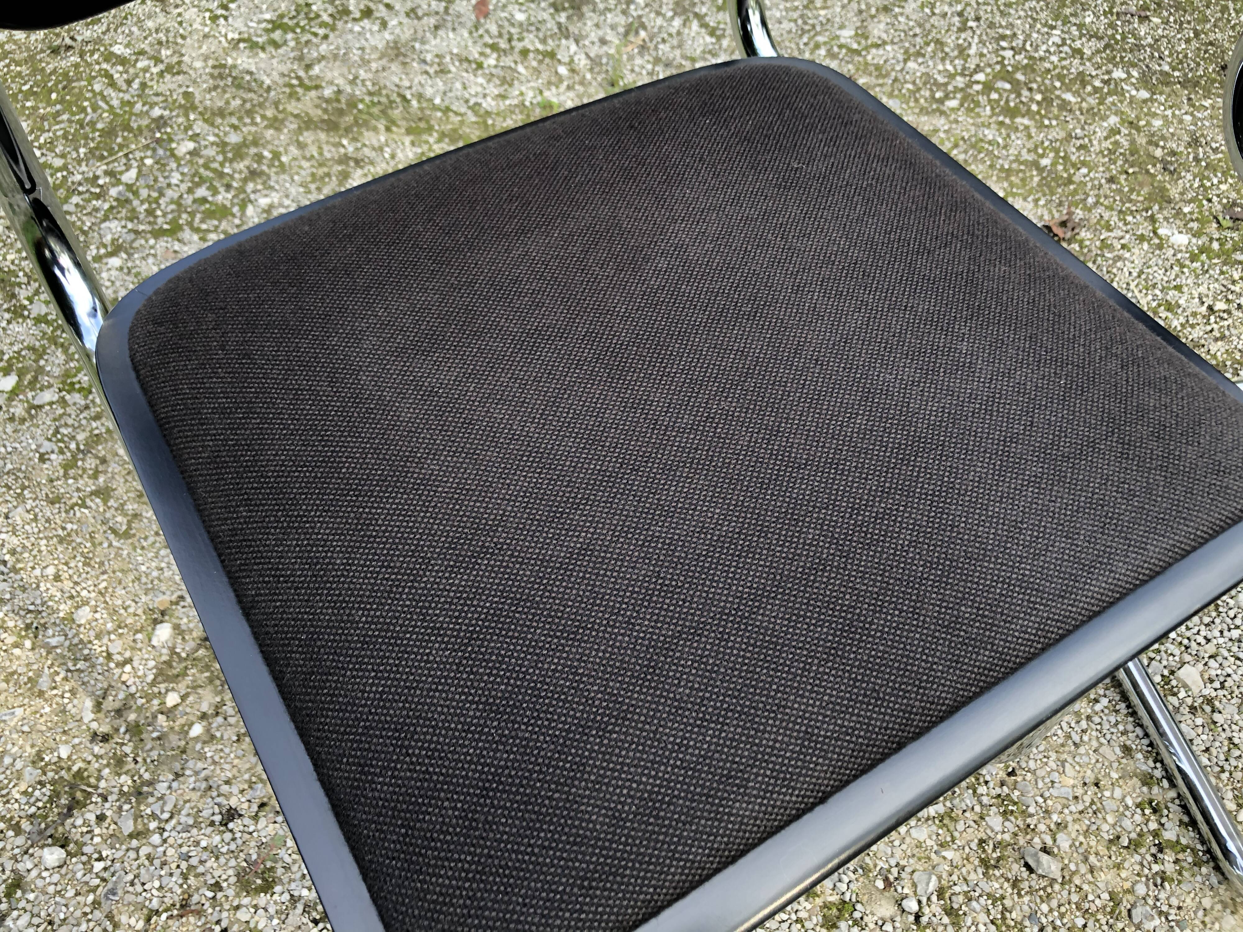 Pair of chairs Cesca B32 Marcel Breuer Italian reissues 90