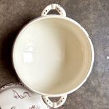 Large brown ironstone tureen HB & Cie