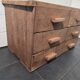 Antique workshop furniture with 6 drawers