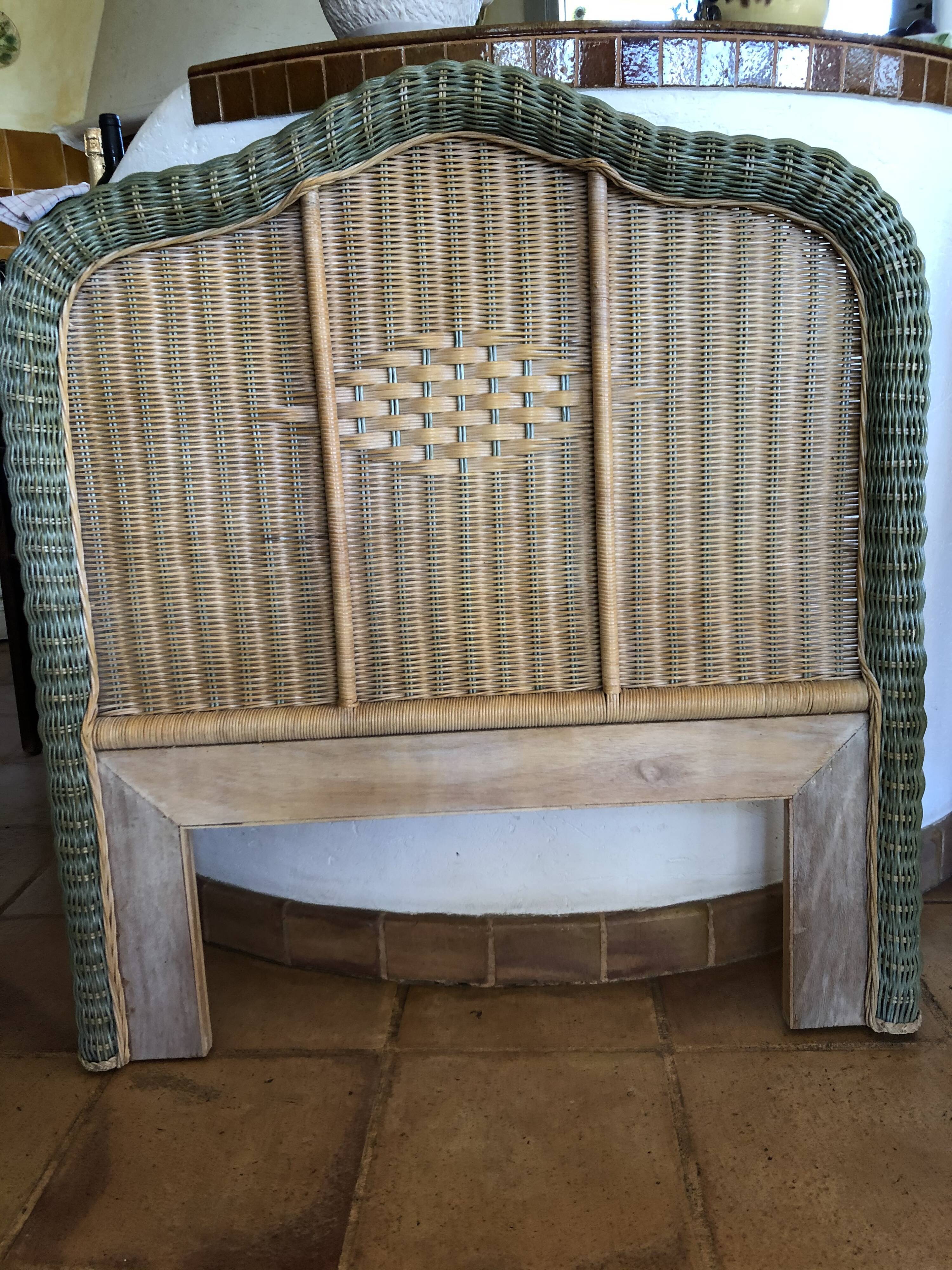 Headboard and bedside table