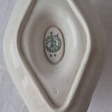 Iron clay sauceboat from Moulin des Loups No. 40. Vintage