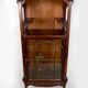 Art Nouveau Display Case, Bronzes and Carved Wood on a Lake Theme, 1900
