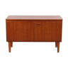 Danish teak sideboard cabinet with two patio doors