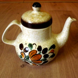 Vintage Boch La Louviere Corfu Collection 3 Piece Coffee Pot Bowl Pitcher Set