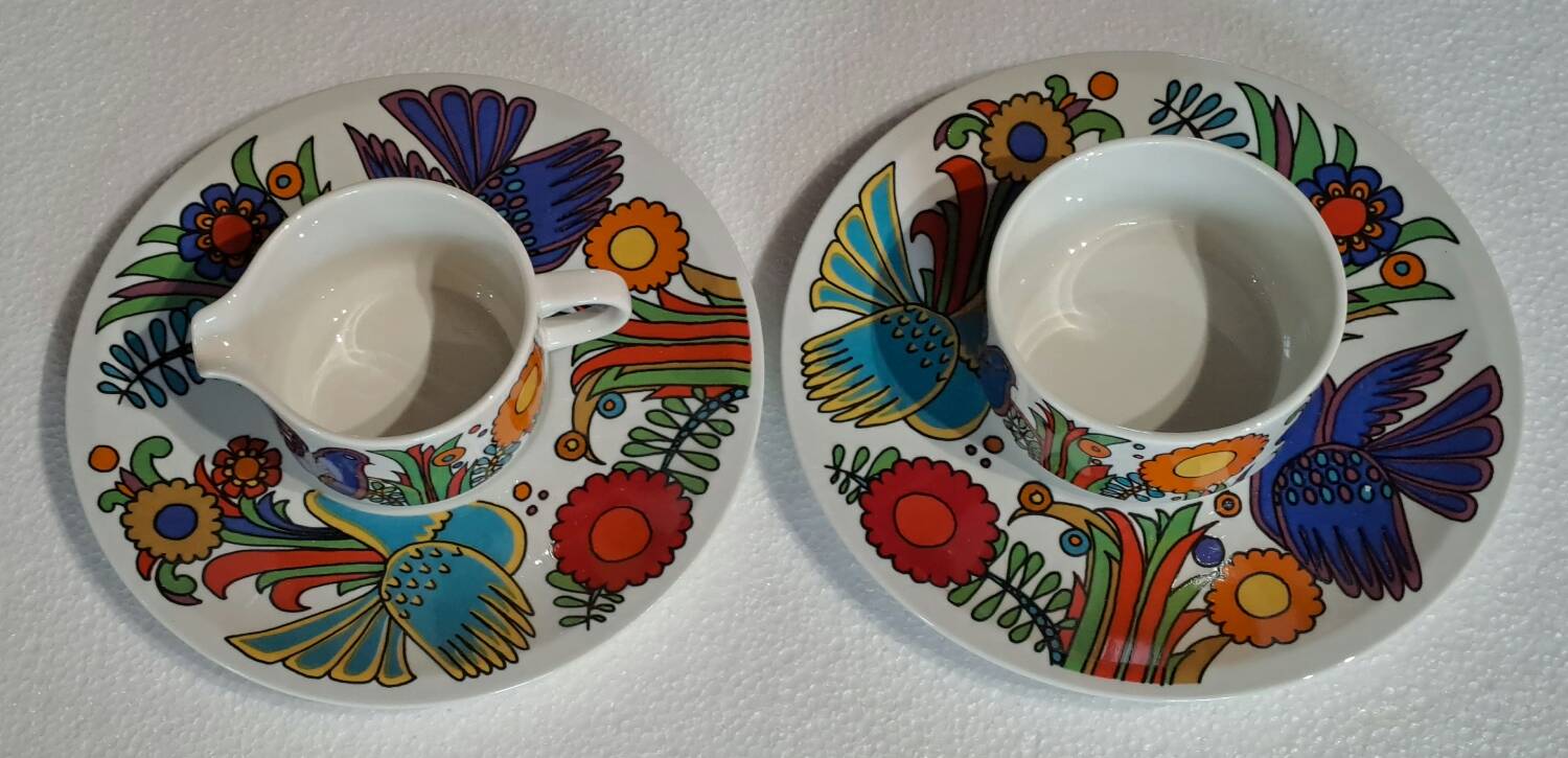 Villeroy and Boch Acapulco model ramekin creamer saucer set