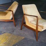 Chair of the 50s/60s vintage Recliner system