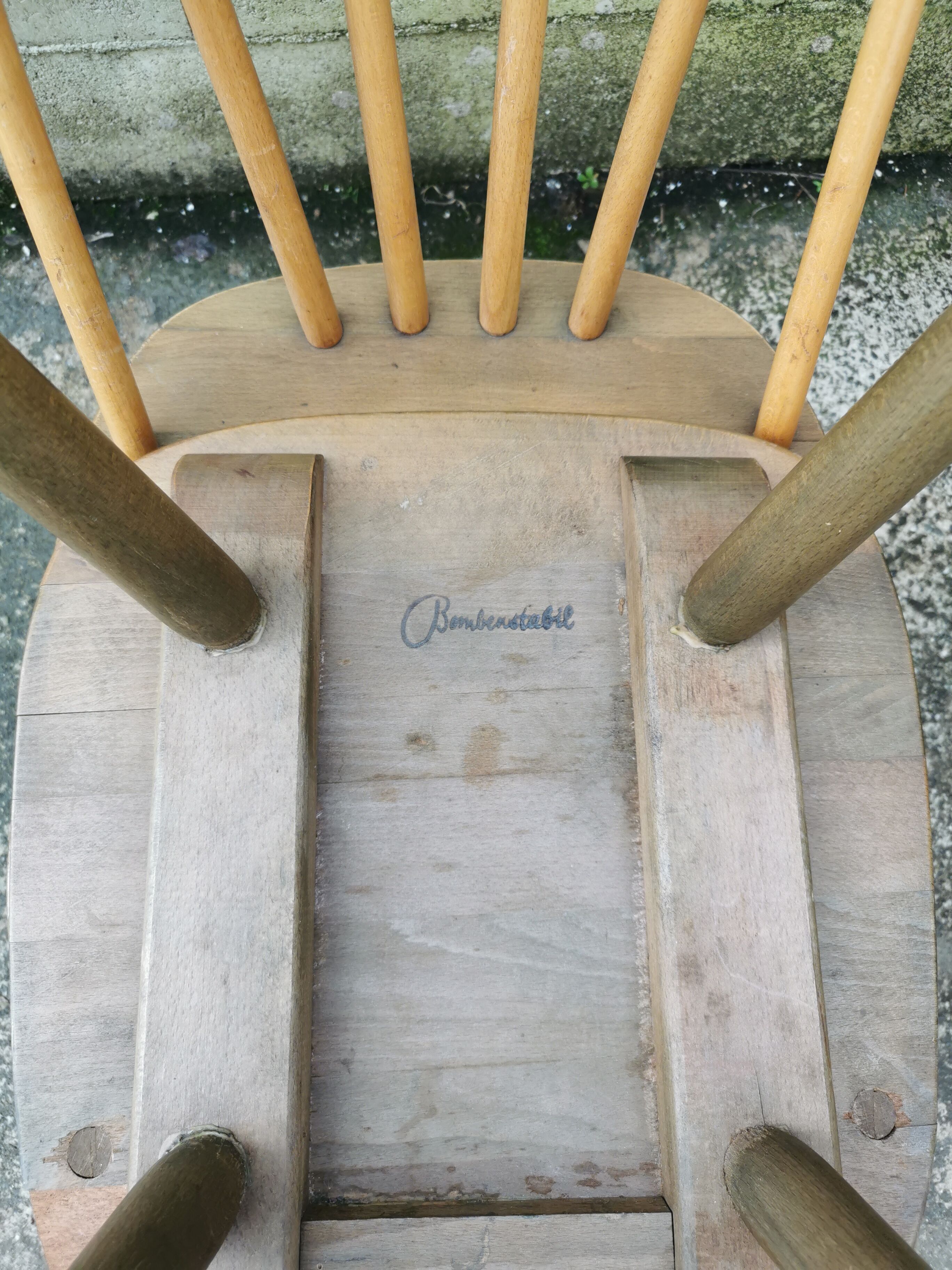 Scandinavian chairs Mirco Taliercio Bombenstil year 50 60
