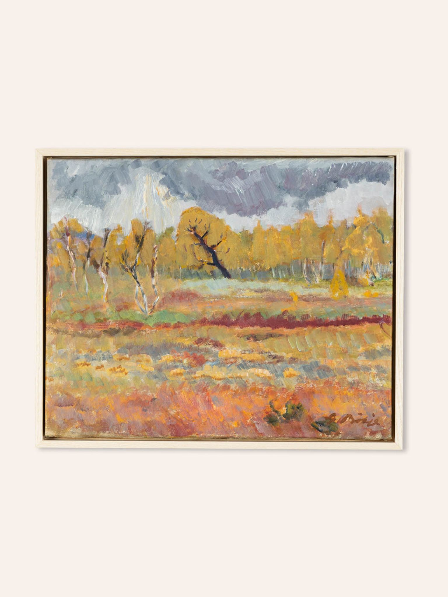 Huile sur toile, 44 x 36 cm