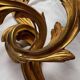 Pair of gilt bronze wall sconces, Louis XV rocaille style
