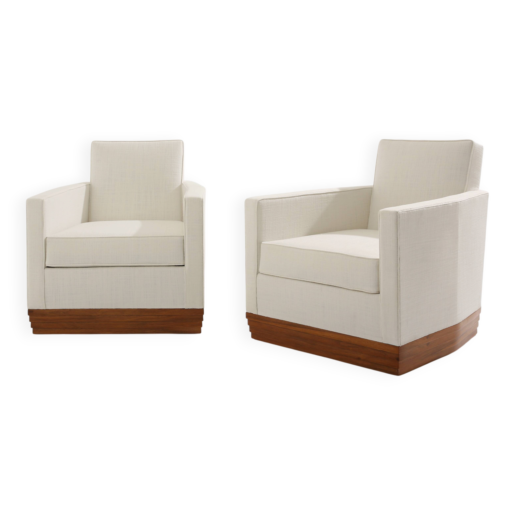 Paire de fauteuils D.I.M. René Joubert & Philippe 1930