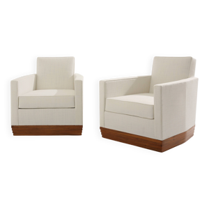 Paire de fauteuils D.I.M. - 1930