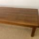 Wooden farmhouse table