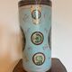 Orientalist Umbrella Stand Enamelled Turquoise Porcelain 1895